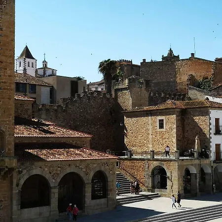 La Machacona Plaza Mayor Recien Reformados Lägenhet Caces